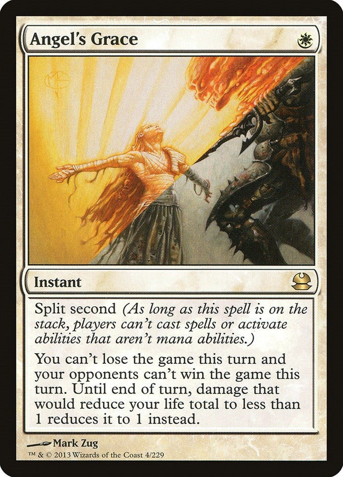 Image for Angel's Grace (4) (Modern Masters) - Magic: The Gathering