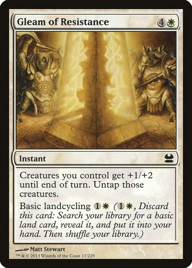 Image for Gleam of Resistance (17) (Modern Masters) - Magic: The Gathering