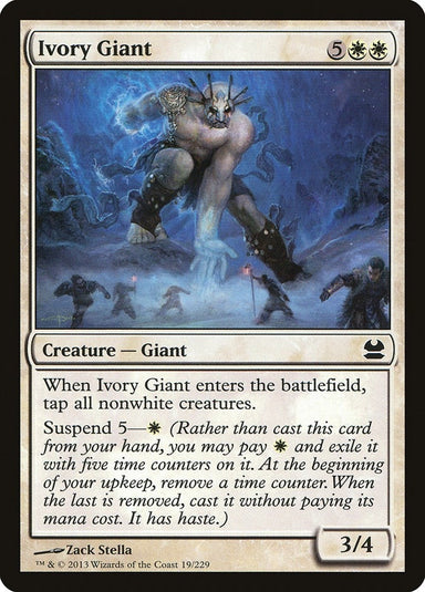 Image for Ivory Giant (19) (Modern Masters) - Magic: The Gathering