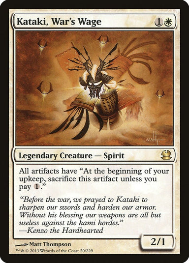 Image for Kataki, War's Wage (20) (Modern Masters) - Magic: The Gathering