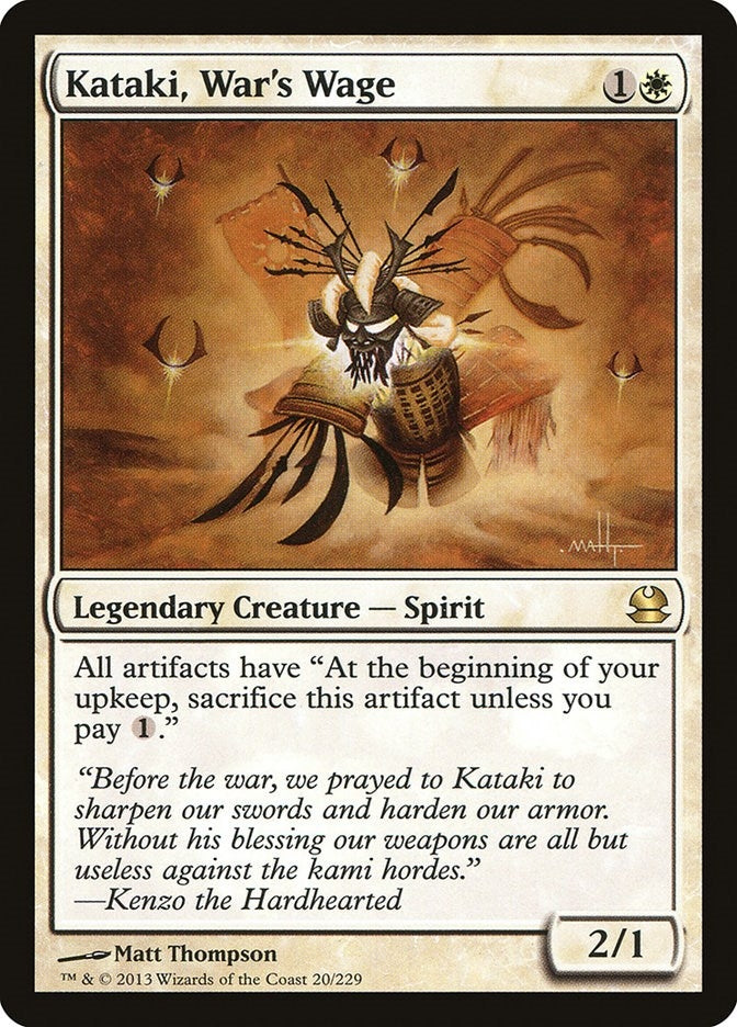 Image for Kataki, War's Wage (20) (Modern Masters) - Magic: The Gathering