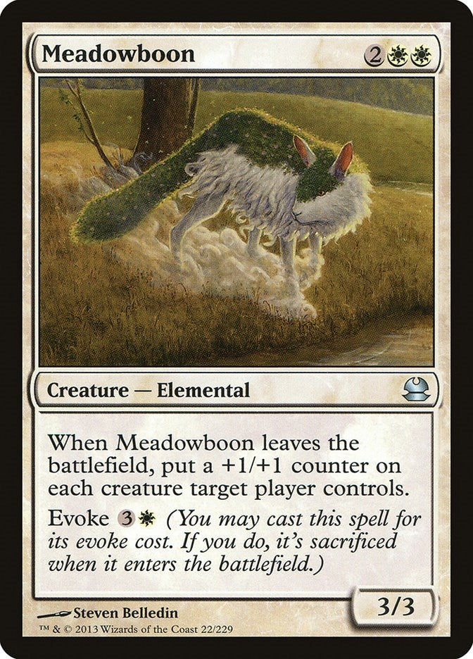 Image for Meadowboon (22) (Modern Masters) - Magic: The Gathering