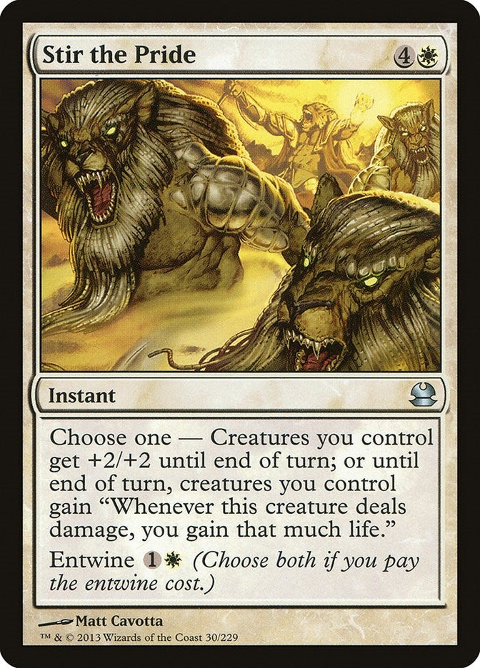 Image for Stir the Pride (30) (Modern Masters) - Magic: The Gathering