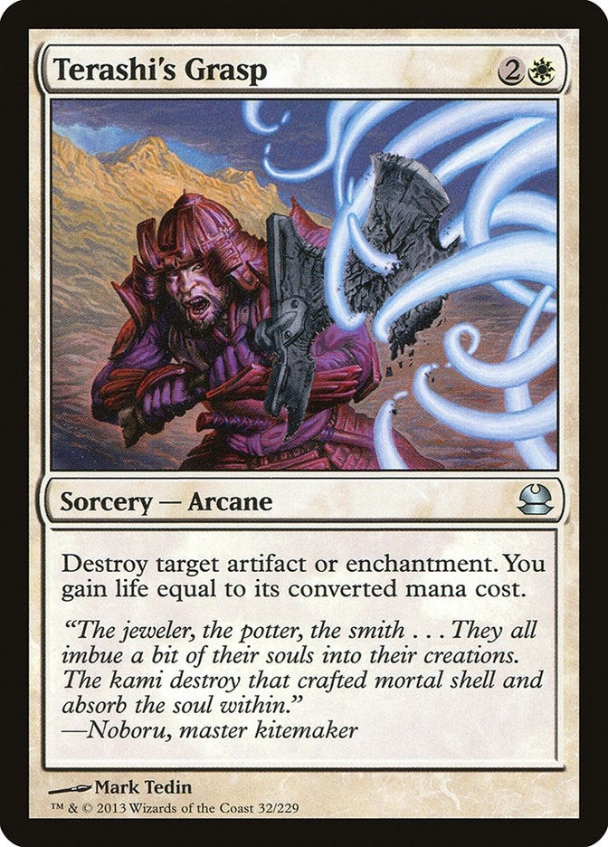 Image for Terashi's Grasp (32) (Modern Masters) - Magic: The Gathering