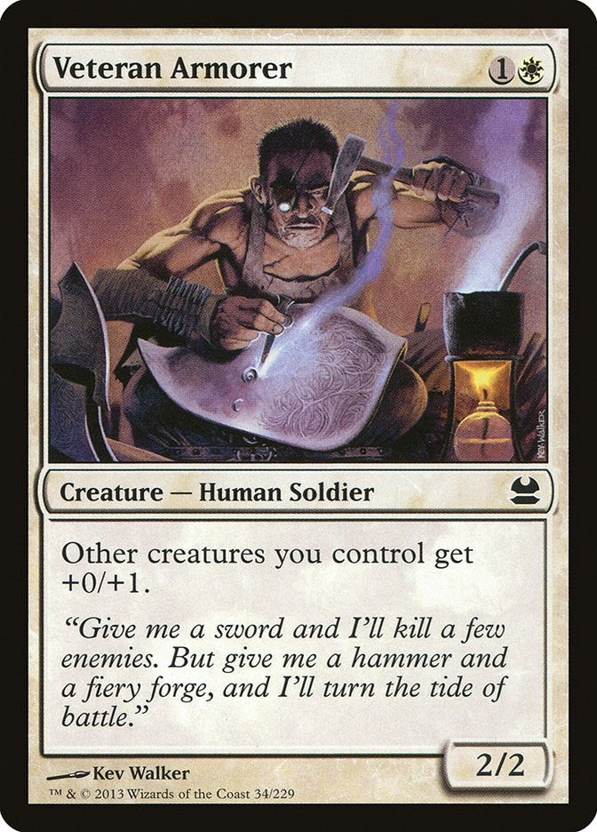 Image for Veteran Armorer (34) (Modern Masters) - Magic: The Gathering