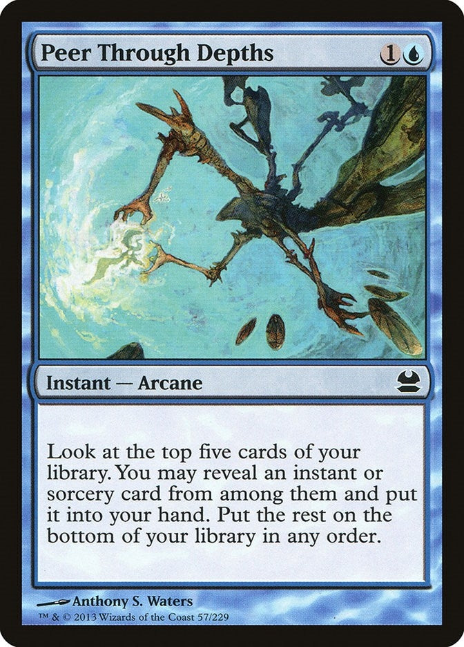 Image for Peer Through Depths (57) (Modern Masters) - Magic: The Gathering