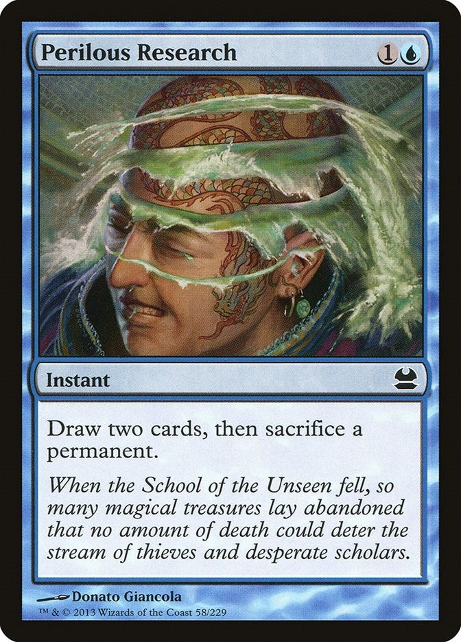 Image for Perilous Research (58) (Modern Masters) - Magic: The Gathering
