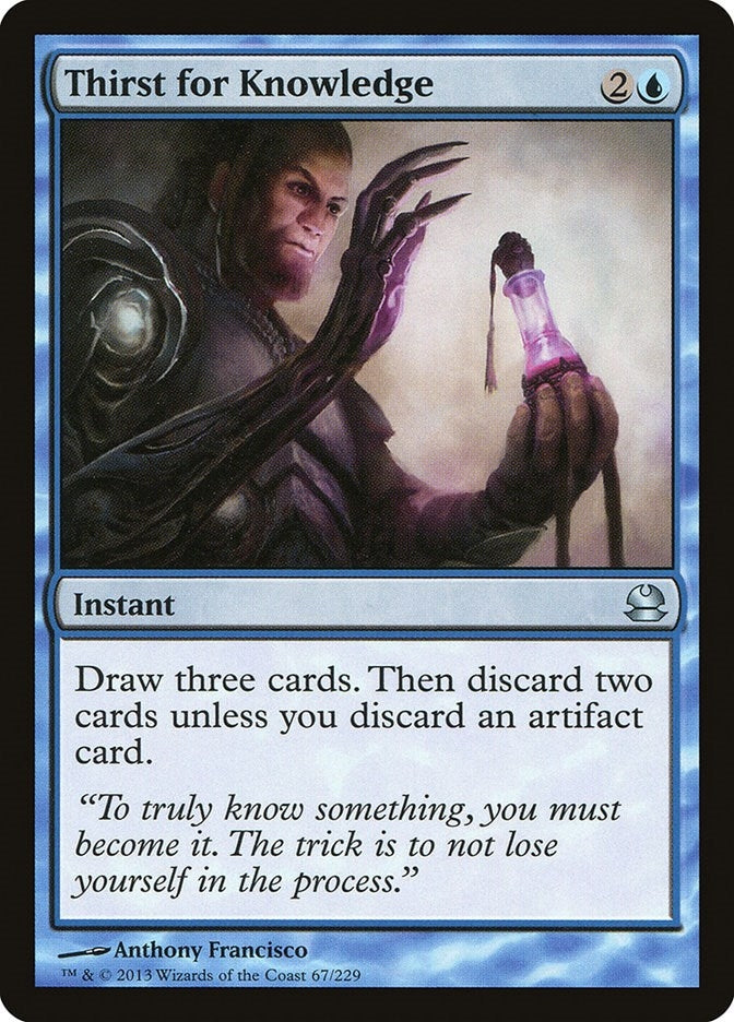 Image for Thirst for Knowledge (67) (Modern Masters) - Magic: The Gathering