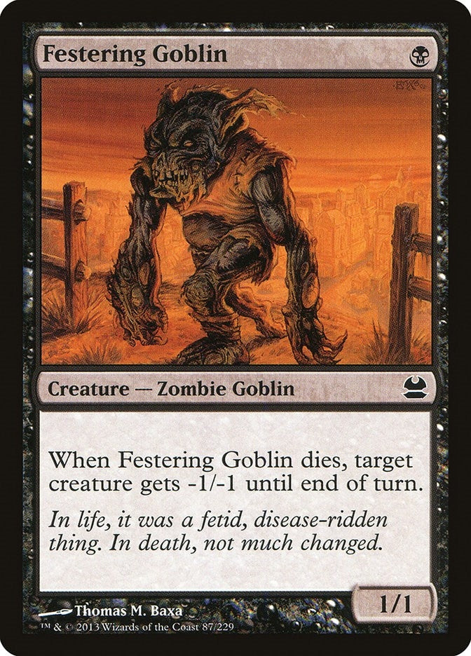 Image for Festering Goblin (87) (Modern Masters) - Magic: The Gathering