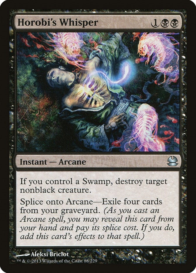 Image for Horobi's Whisper (88) (Modern Masters) - Magic: The Gathering