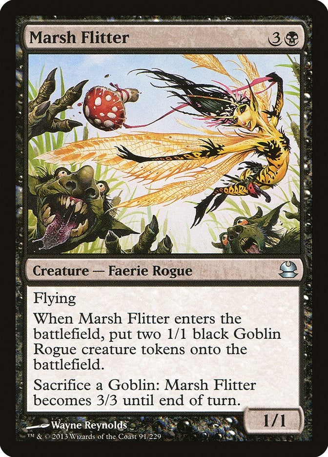 Image for Marsh Flitter (91) (Modern Masters) - Magic: The Gathering