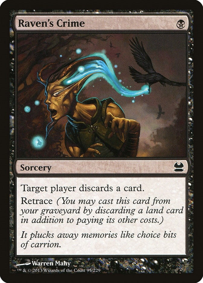 Image for Raven's Crime (95) (Modern Masters) - Magic: The Gathering