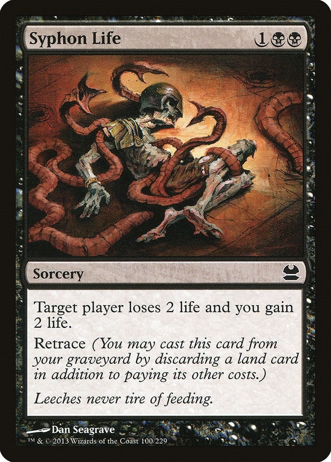 Image for Syphon Life (100) (Modern Masters) - Magic: The Gathering
