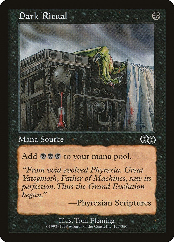 Image for Dark Ritual (127) (Urza's Saga) (USG) - Magic: The Gathering