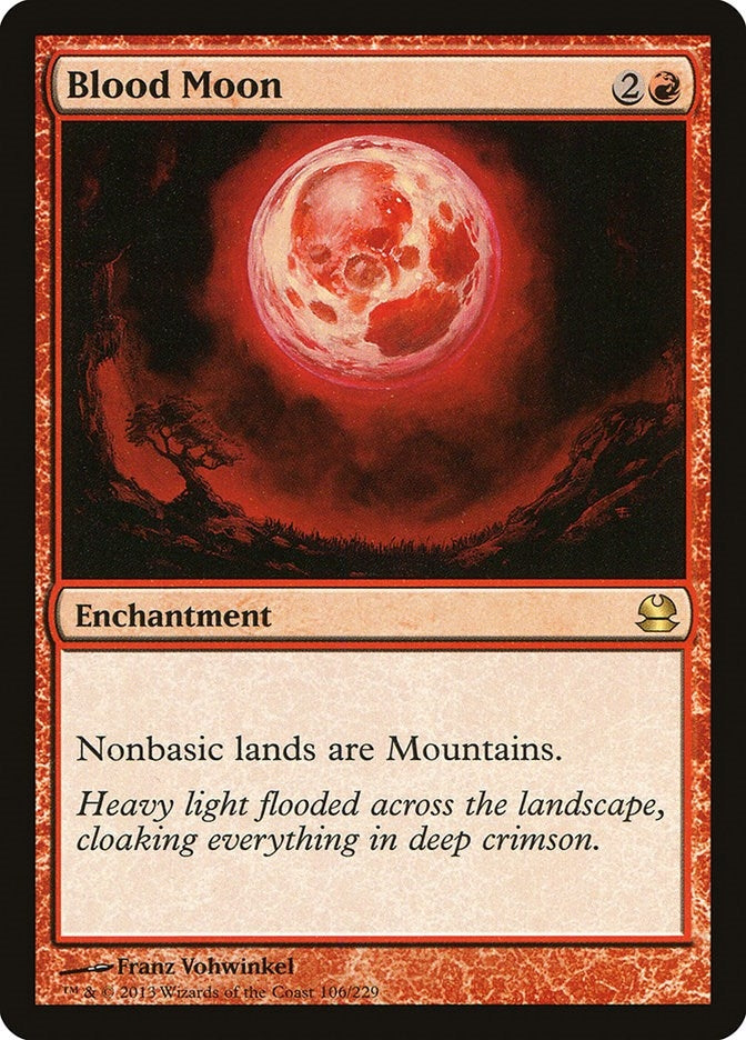 Image for Blood Moon (106) (Modern Masters) - Magic: The Gathering