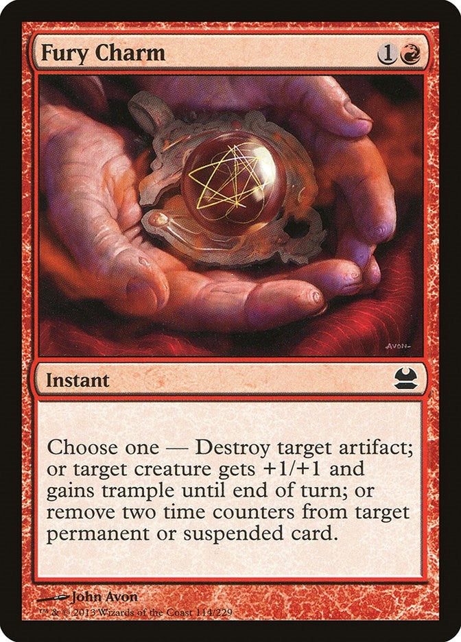 Image for Fury Charm (114) (Modern Masters) - Magic: The Gathering