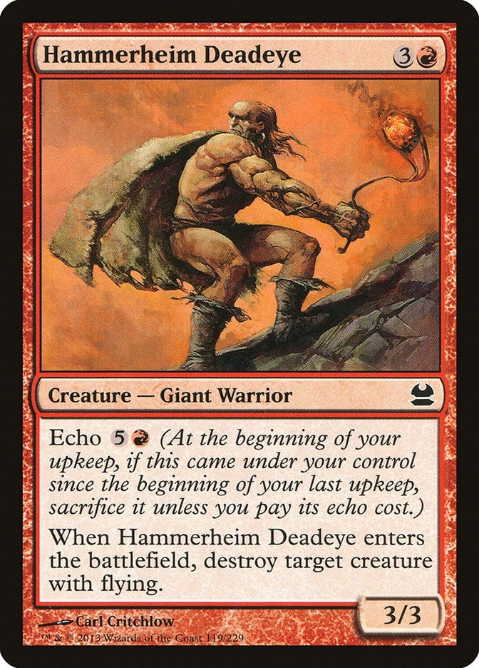 Image for Hammerheim Deadeye (119) (Modern Masters) - Magic: The Gathering