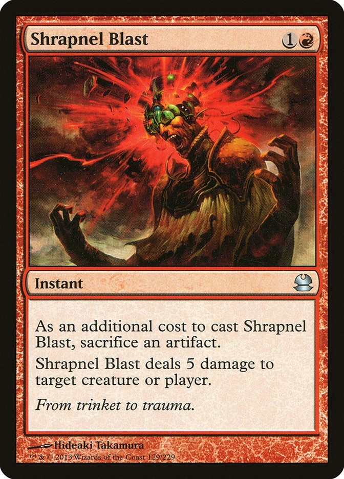 Image for Shrapnel Blast (129) (Modern Masters) - Magic: The Gathering