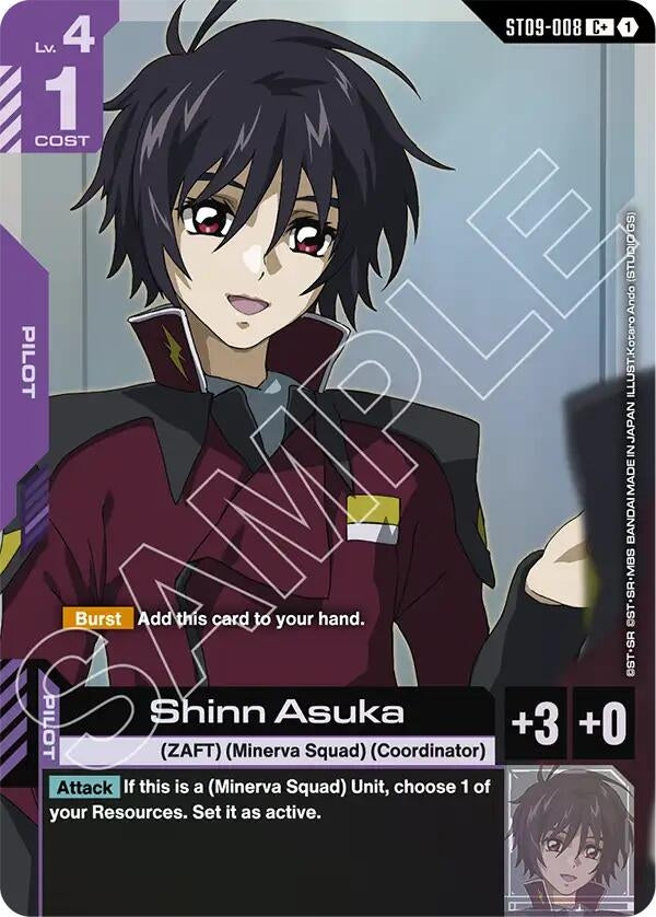 Image for Shinn Asuka (C+) (ST09-008) (Starter Deck 09: Destiny Ignition) (ST09) - Gundam Card Game