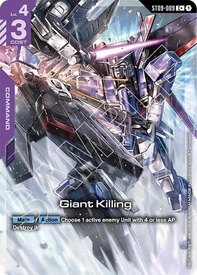 Image for Giant Killing (C+) (ST09-009) (Starter Deck 09: Destiny Ignition) (ST09) - Gundam Card Game