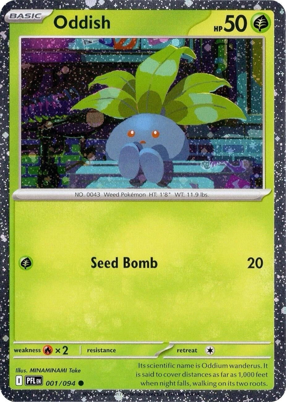 Oddish (Cosmos Holo) (001/094) (Miscellaneous Cards & Products)