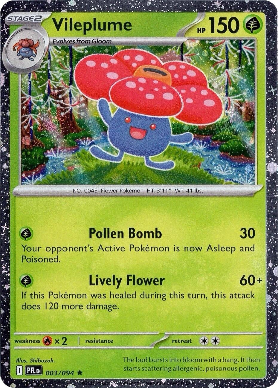 Vileplume (Cosmos Holo) (003/094) (Miscellaneous Cards & Products)