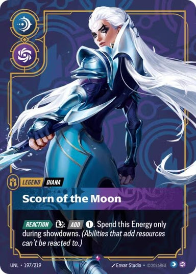 Image for Diana - Scorn of the Moon (197/219) (Unleashed) - Riftbound: League of Legends Trading Card Game