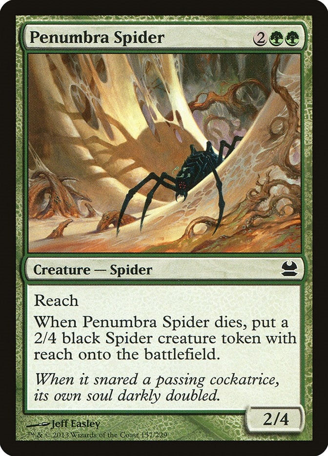 Image for Penumbra Spider (157) (Modern Masters) - Magic: The Gathering