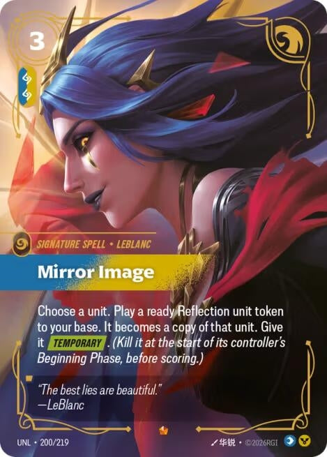 Image for Mirror Image (200/219) (Unleashed) - Riftbound: League of Legends Trading Card Game