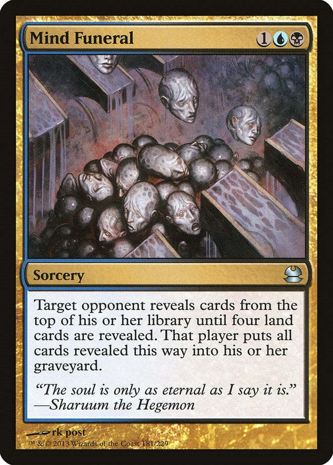 Image for Mind Funeral (181) (Modern Masters) - Magic: The Gathering