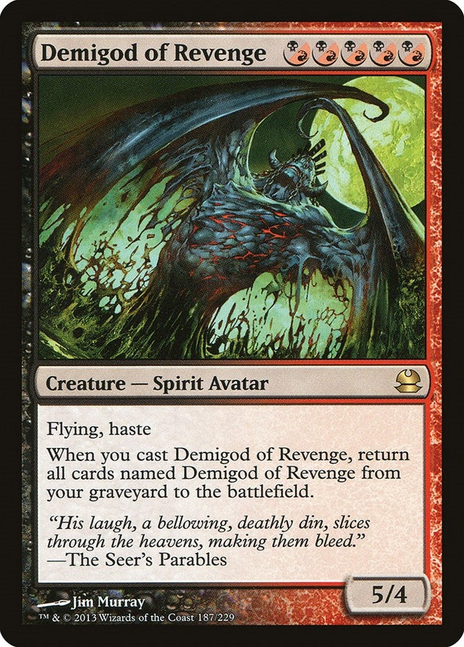Image for Demigod of Revenge (187) (Modern Masters) - Magic: The Gathering
