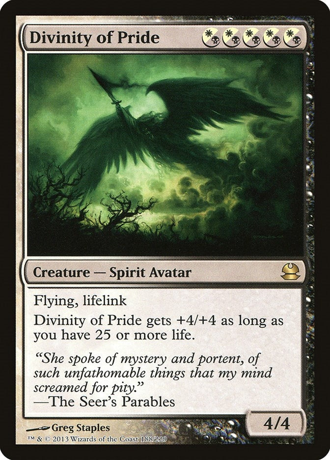 Image for Divinity of Pride (188) (Modern Masters) - Magic: The Gathering