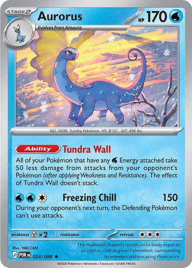 Image for Aurorus (024/088) (ME03: Perfect Order) - Pokemon