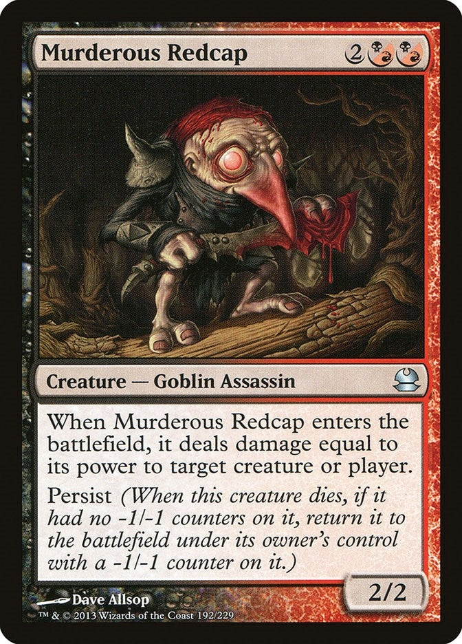 Image for Murderous Redcap (192) (Modern Masters) - Magic: The Gathering