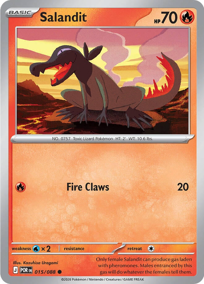 Image for Salandit (015/088) (ME03: Perfect Order) - Pokemon