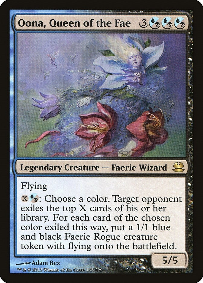 Image for Oona, Queen of the Fae (193) (Modern Masters) - Magic: The Gathering