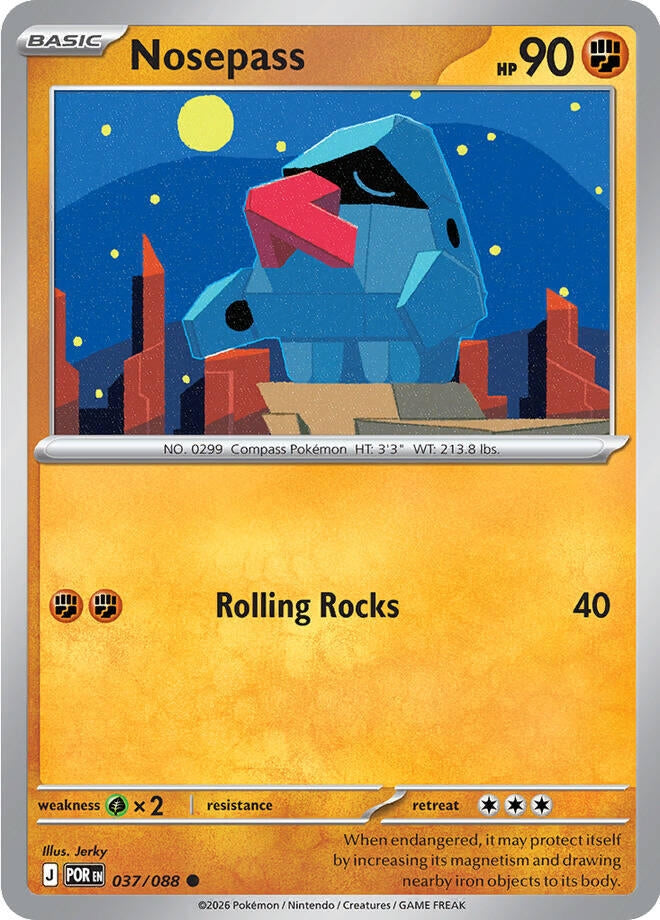 Image for Nosepass (037/088) (ME03: Perfect Order) - Pokemon