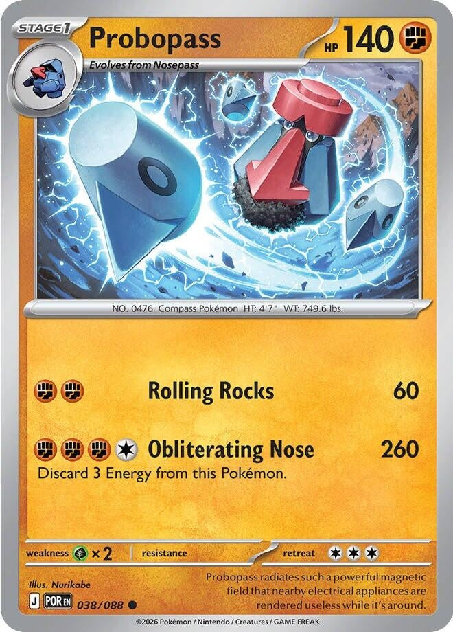 Image for Probopass (038/088) (ME03: Perfect Order) - Pokemon