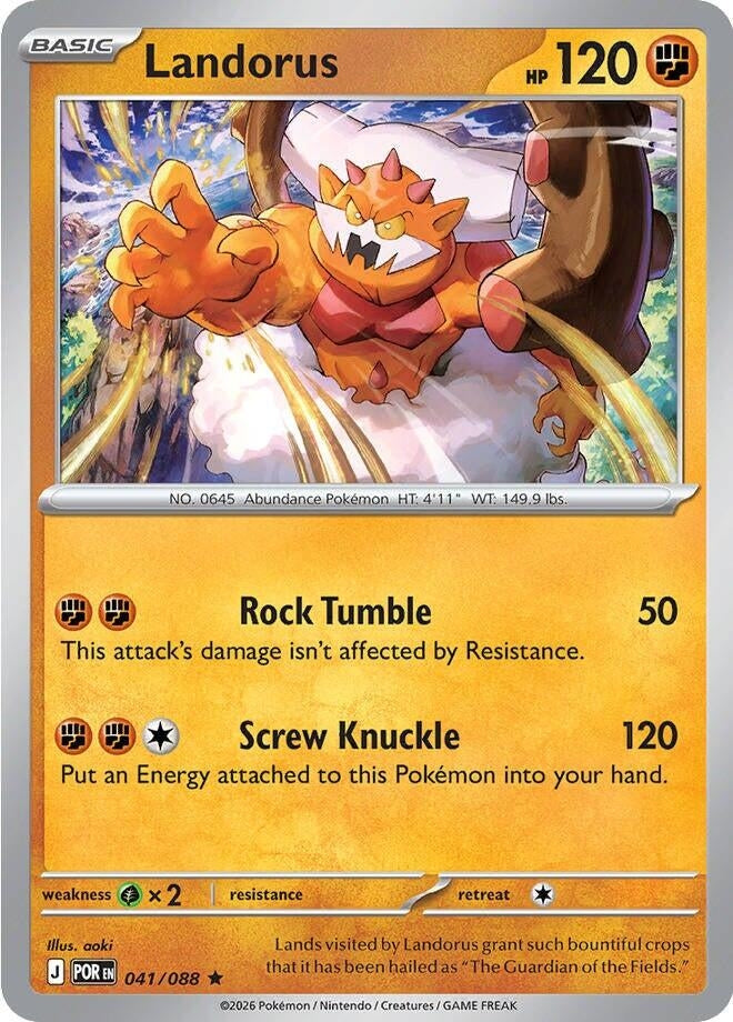 Image for Landorus (041/088) (ME03: Perfect Order) - Pokemon