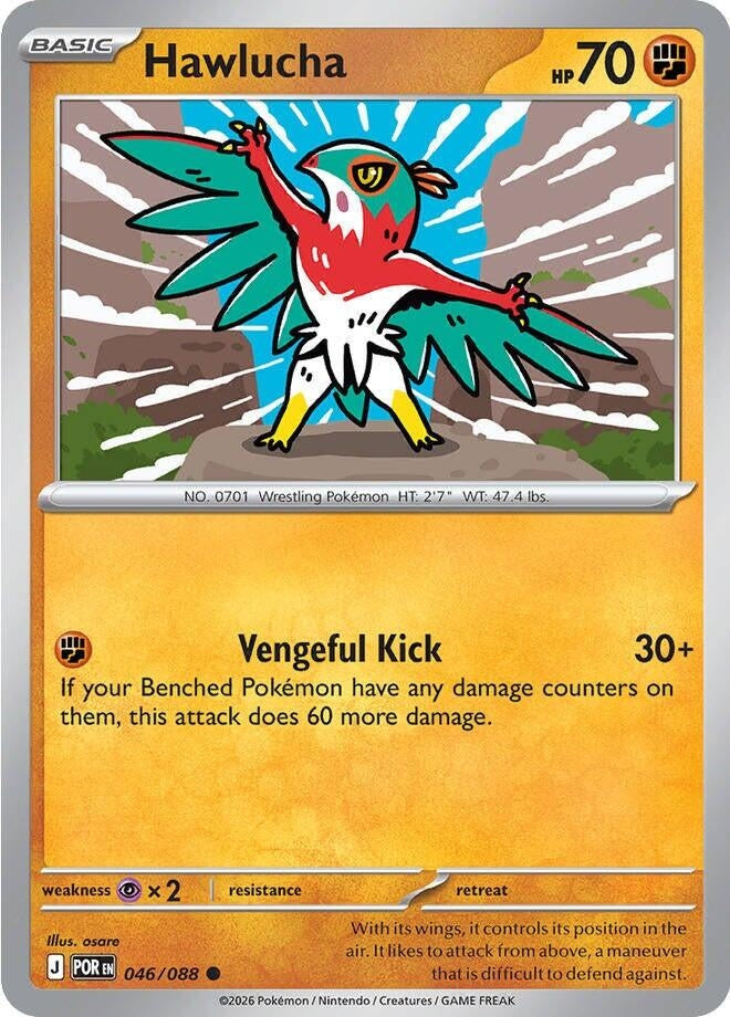 Image for Hawlucha (046/088) (ME03: Perfect Order) - Pokemon