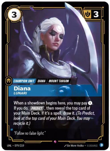 Image for Diana - Lunari (079/219) (Unleashed) - Riftbound: League of Legends Trading Card Game