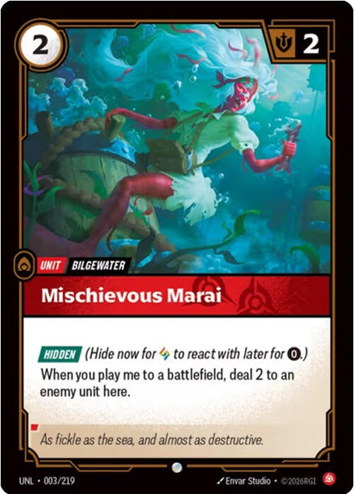 Image for Mischevious Marai (003/219) (Unleashed) - Riftbound: League of Legends Trading Card Game