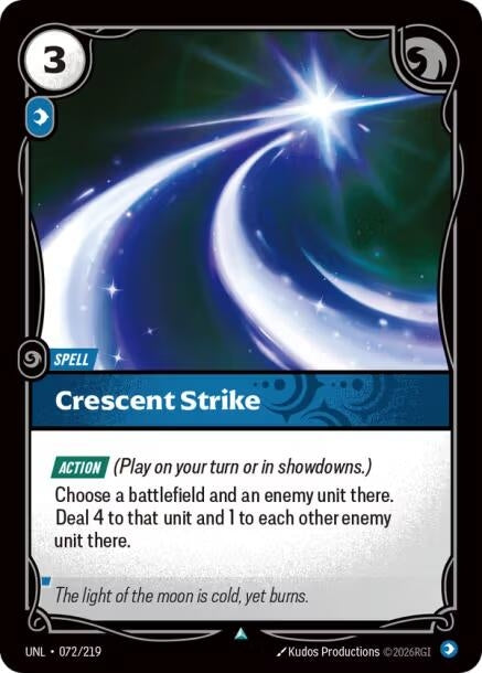 Image for Crescent Strike (072/219) (Unleashed) - Riftbound: League of Legends Trading Card Game