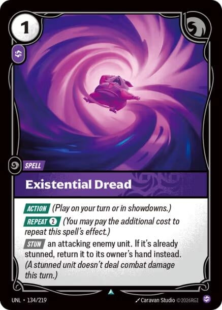 Image for Existential Dread (134/219) (Unleashed) - Riftbound: League of Legends Trading Card Game