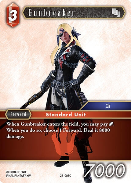 Image for Gunbreaker (28-005C) (Dreamlike Oceans) - Final Fantasy TCG