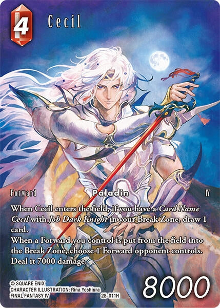 Image for Cecil (Full Art) (28-011H) (Dreamlike Oceans) - Final Fantasy TCG