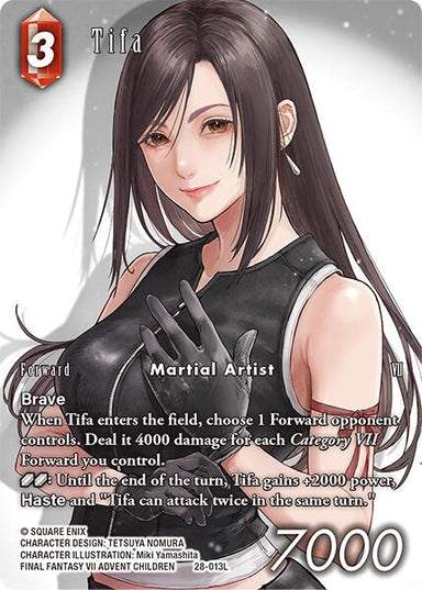 Image for Tifa (Full Art) (28-013L) (Dreamlike Oceans) - Final Fantasy TCG