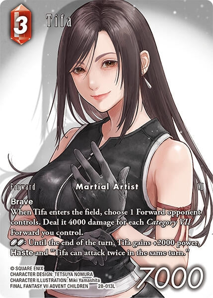 Image for Tifa (Full Art) (28-013L) (Dreamlike Oceans) - Final Fantasy TCG