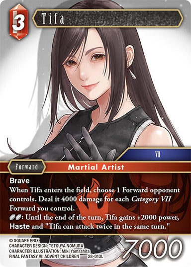 Image for Tifa (28-013L) (Dreamlike Oceans) - Final Fantasy TCG
