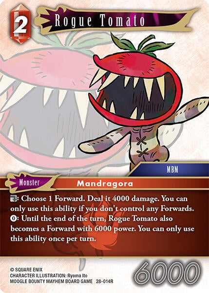 Image for Rogue Tomato (28-014R) (Dreamlike Oceans) - Final Fantasy TCG